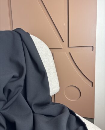 Tissu Agathe Twill Stretch Noir Tissus Au Mètre Nuances Fabrics 1