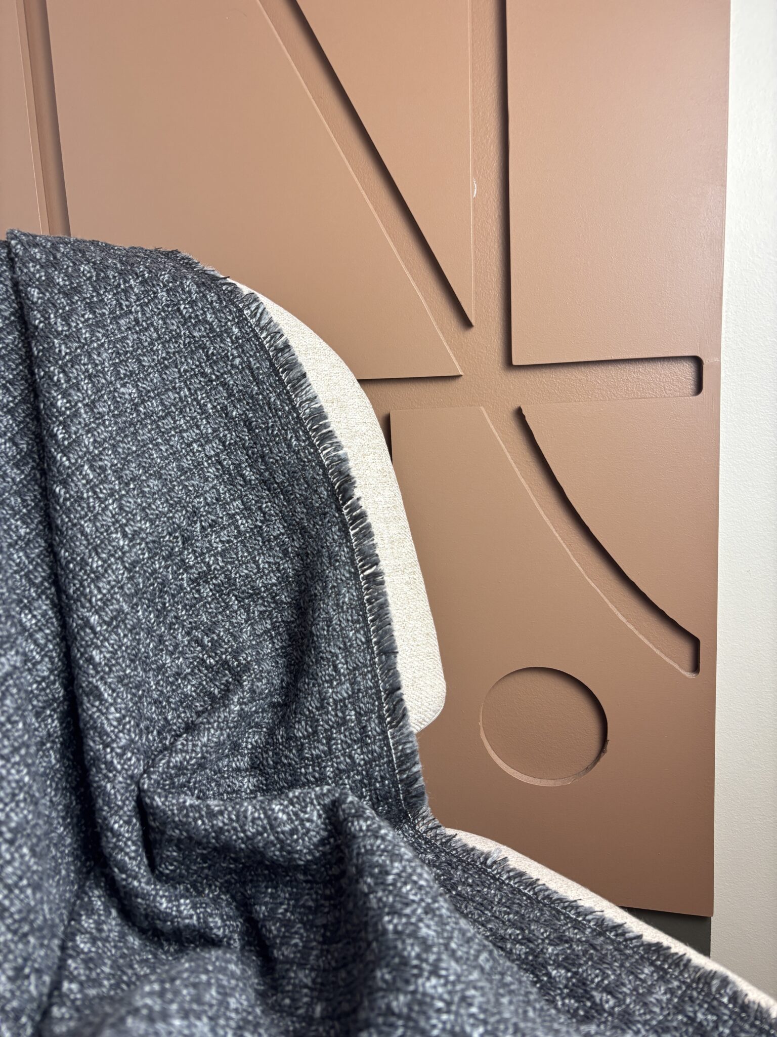 Tissu Tweed De Laine Joséphine Coloris Gris Anthracite Tissus Au Mètre Nuances Fanrics 1