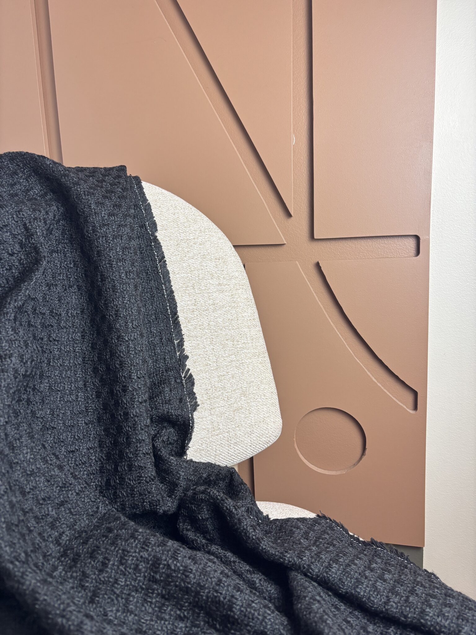 Tissu Tweed De Laine Joséphine Coloris Noir Tissus Au Mètre Nuances Fabrics 1