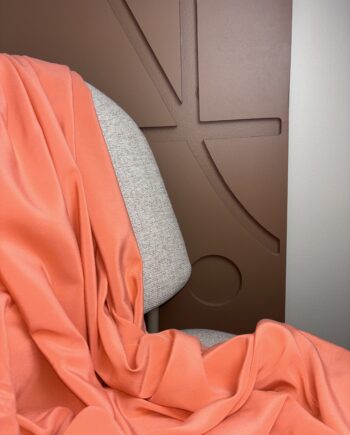 Tissu Soie Lavée Tara Corail Tissus Au Mètre Nuances Fabrics 1