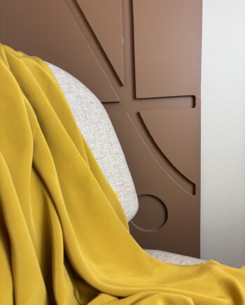 Tissu Soie Lavée Tara Moutarde Tissus Au Mètre Nuances Fabrics 1